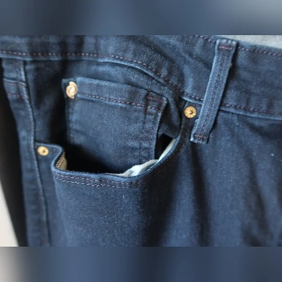 Levi's Denizen High Rise Ankle Skinny Blue Jeans Size 12/13 - Picture 2 of 11